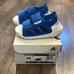 Adidas Kids Blue Altaswim 2.0 Sandals